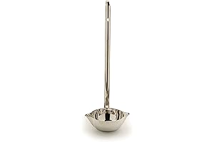 RSVP International Endurance Canning Collection Non-Reactive 18/8 Stainless Steel Punch Ladle