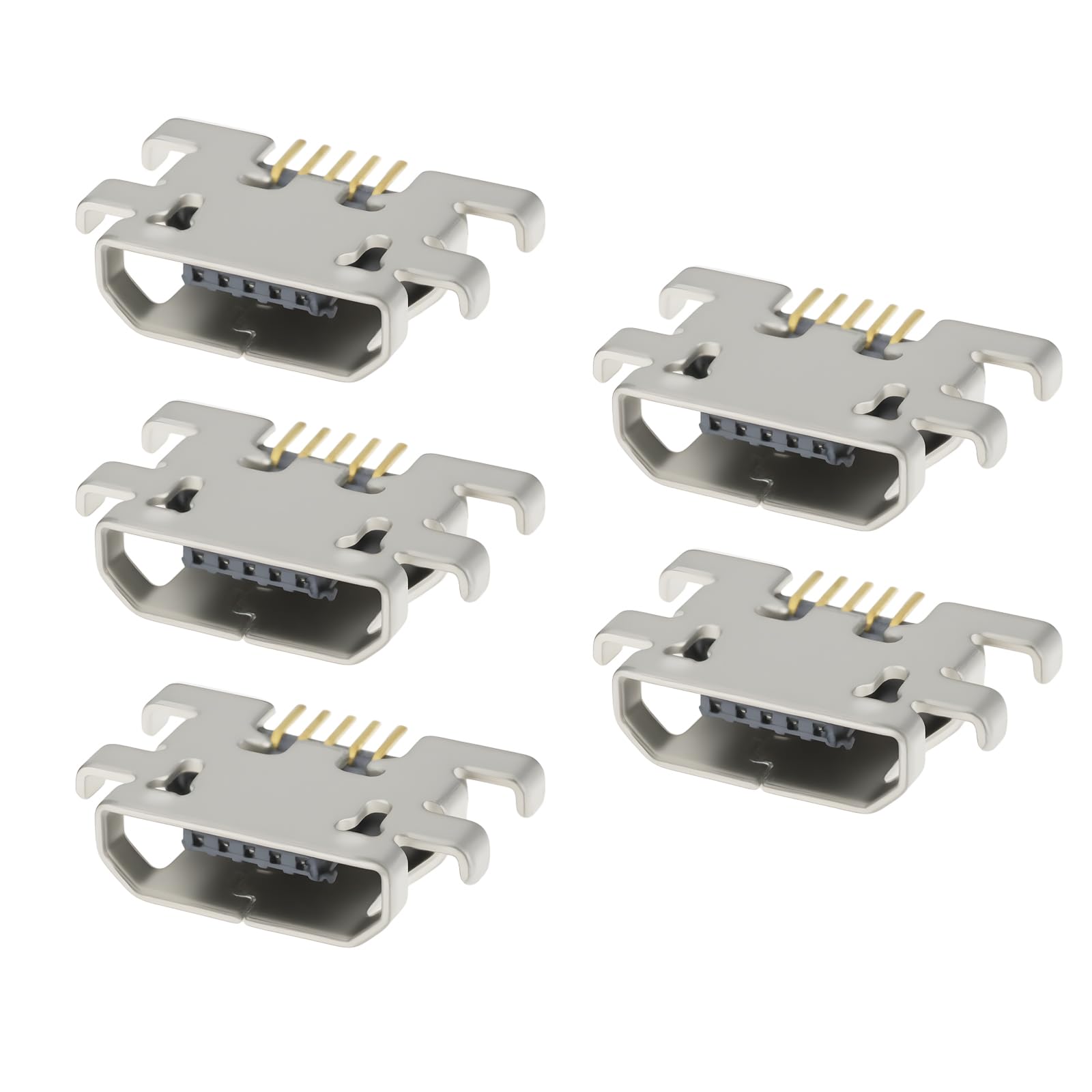 5 Conectores de Puerto de Carga Micro USB de 5 Pines de Repuesto Compatibles con Kindle Paperwhite DP75SD