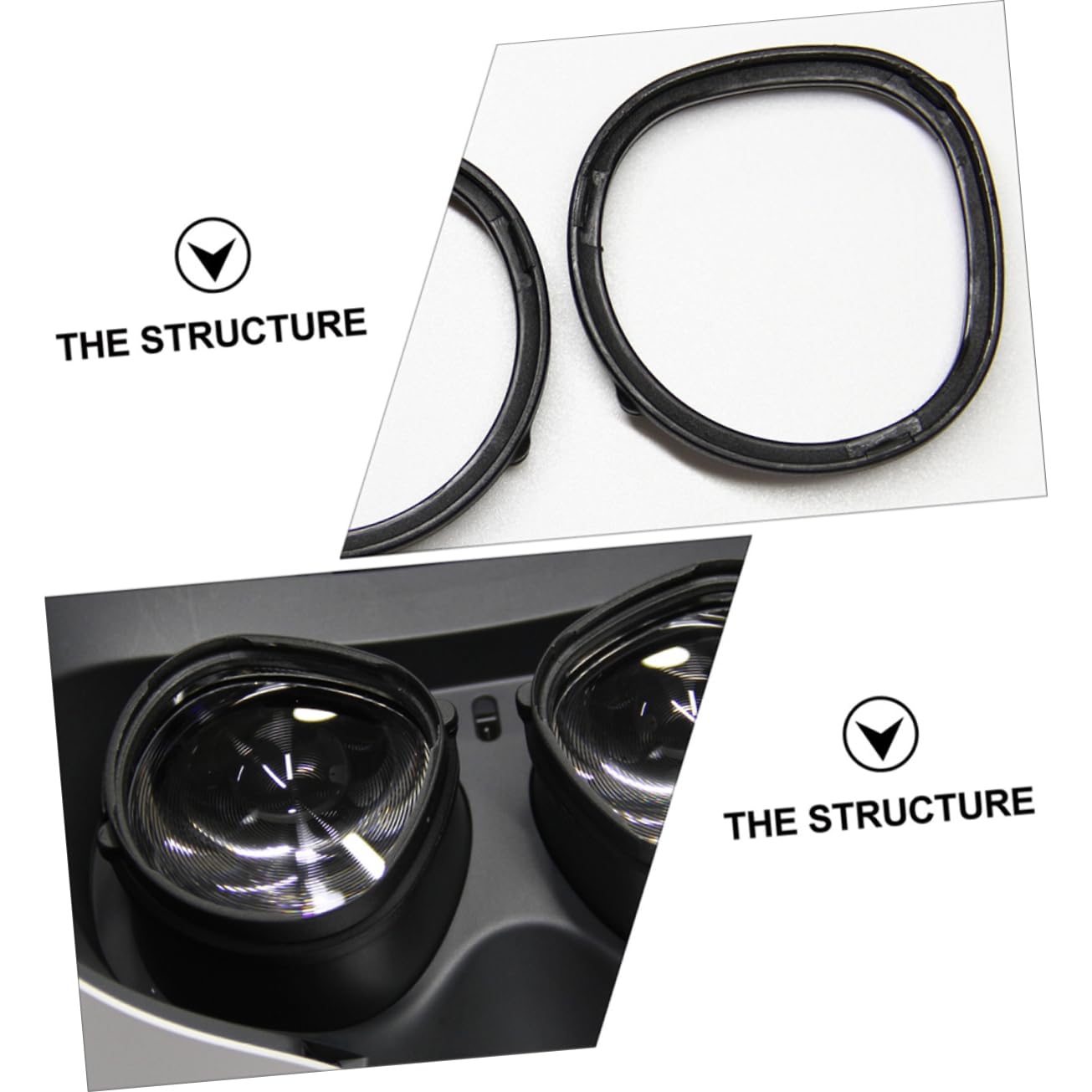 HOMSFOU 6pezzi Anello Protettivo Per Lenti Vr Da Compatibile Con Rift Anti- e Leggero Accessorio Essenziale Per Occhiali Vr Protezione Sicura Per Lenti Virtuali