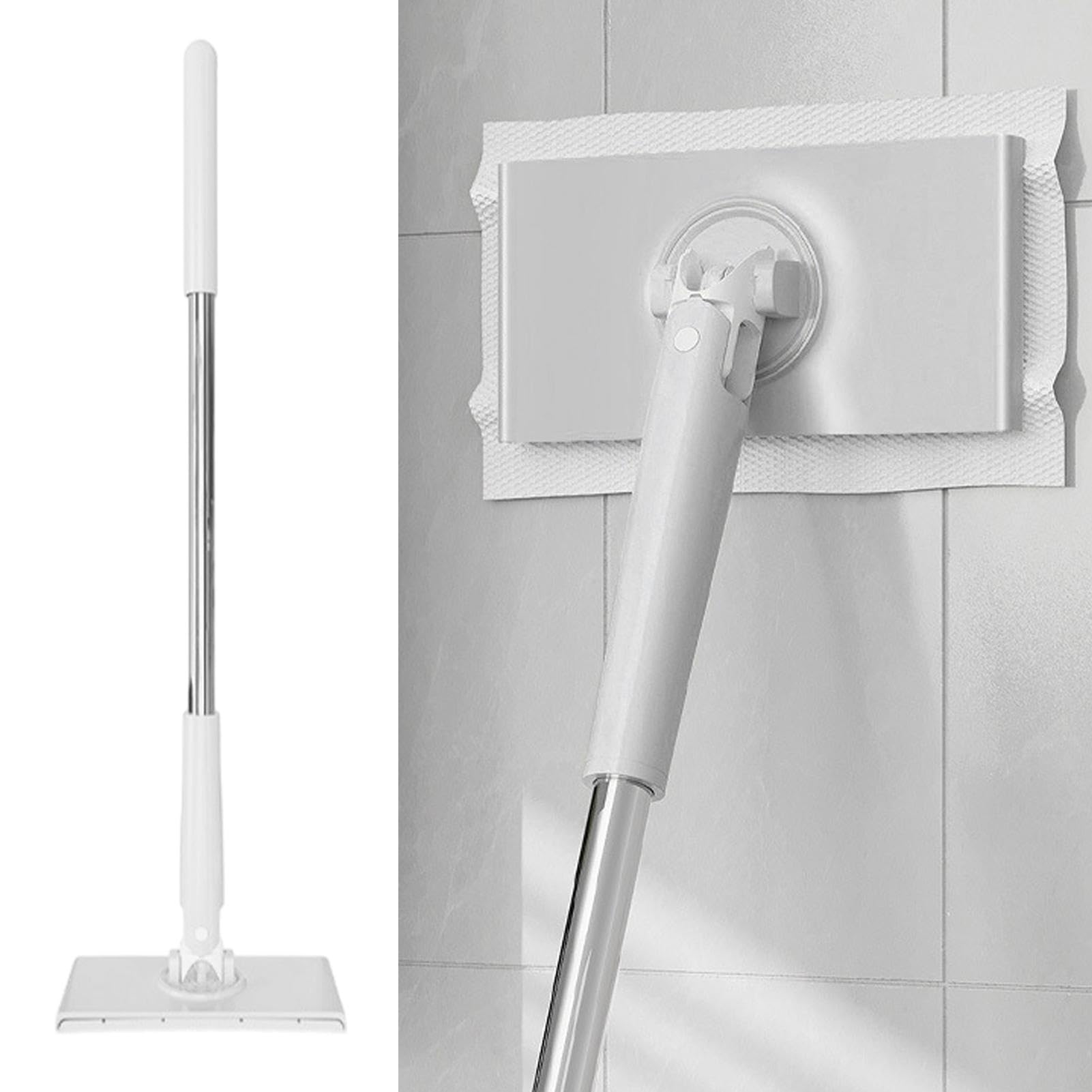 Mop per pavimenti in legno duro | Mop per la pulizia del pavimento , cambio automatico del panno della cucina, asciutto bagnato facile, antipolvere per cucina bagno