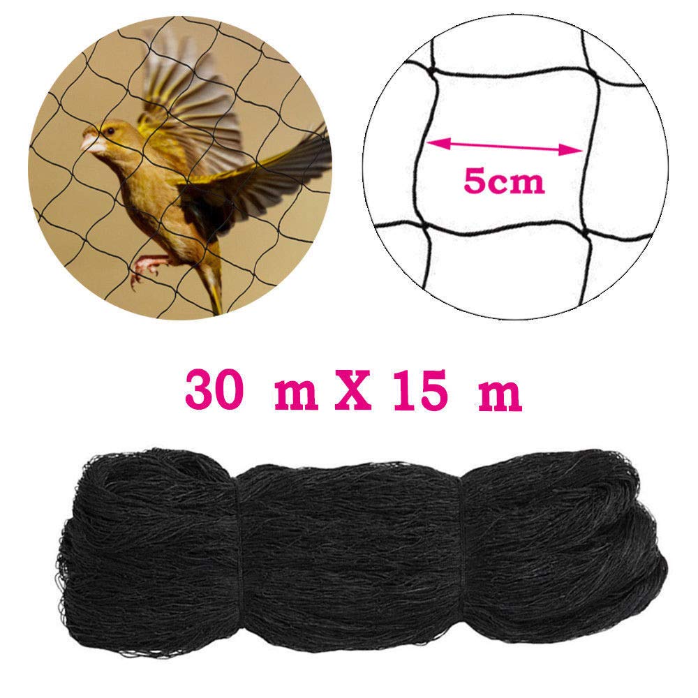 30 x 15 m siatka ochronna do stawu, siatka ogrodowa, siatka na staw ptaków, siatka ochronna na woliery, drobna siatka
