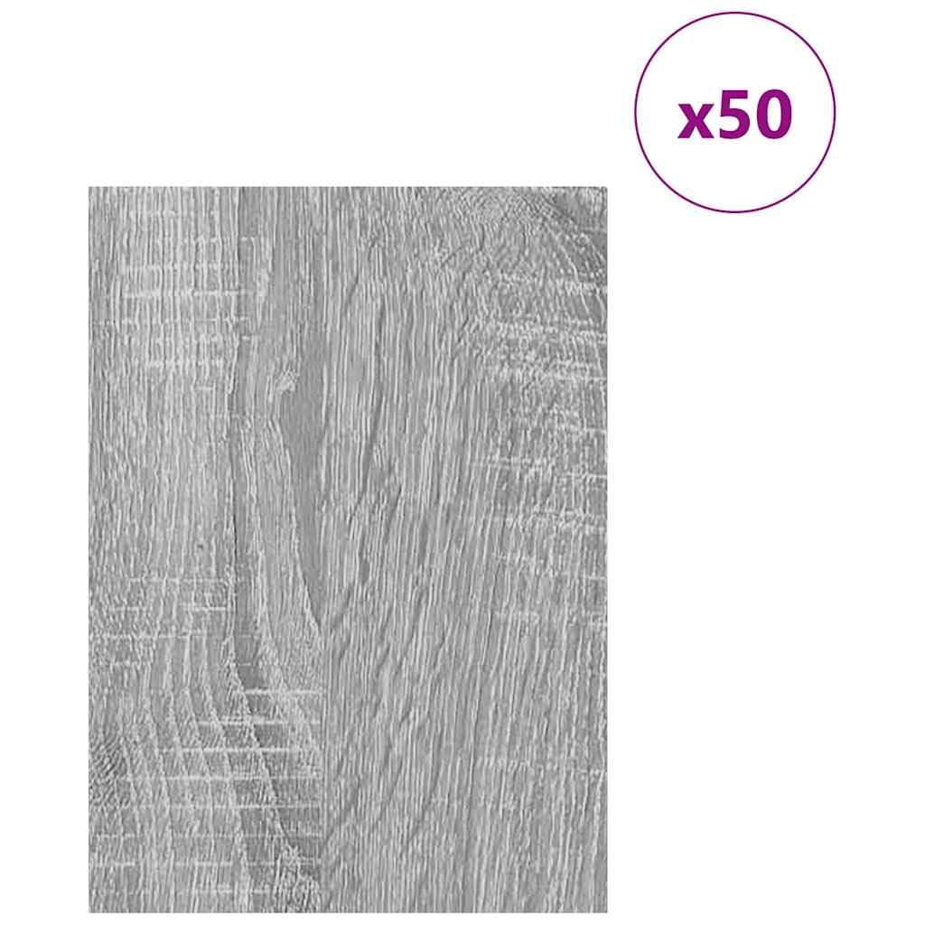 Dekoplatten Holzwerkstoff Graues Sonoma 15 x 21 x 0,27 cm 50 Stück Bastelholz Bastelset zum Bemalen Formen Holzplättchen für Kindergeburtstag Basteln Innenbereich