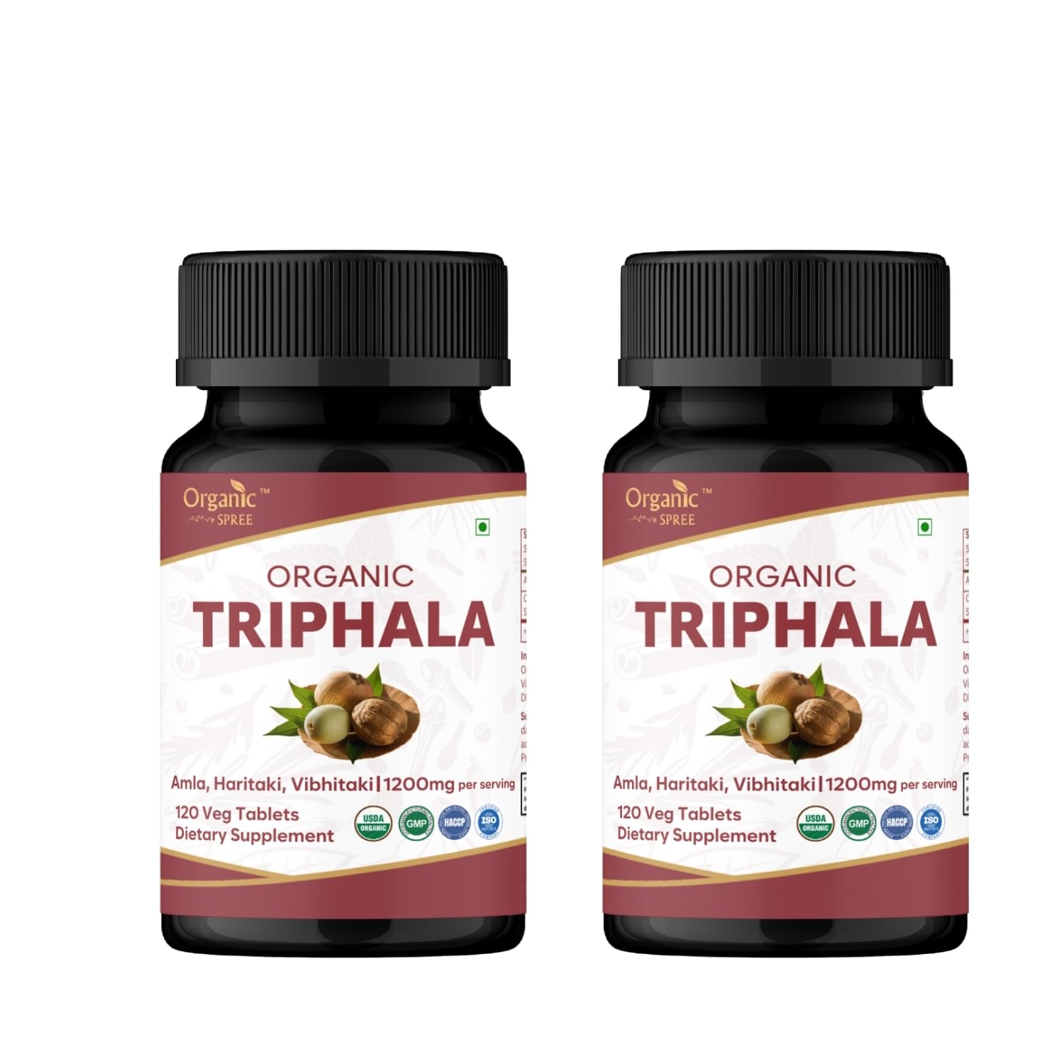 ORGANIC SPREE Triphala 120 Tablets