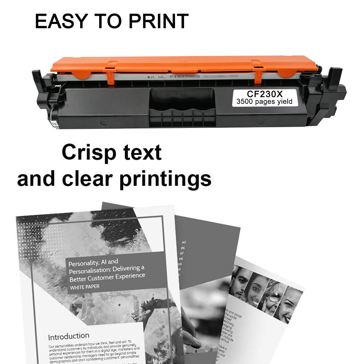 HP Printer Toner Cartridges For HP LD Products Compatible Replacements For HP 30A CF230A HP 30X CF230X Toner Cartridge (Black, 2-Pack) For Use In HP Laserjet Pro: M203d, M203dn, M203dw, MFP M227d - Foto 10