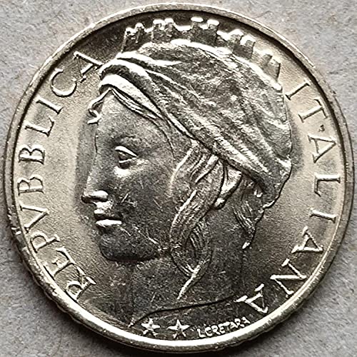 SHFGHJNM Colección de Monedas Italia 100 Lillang Moneda Conmemorativa 0613