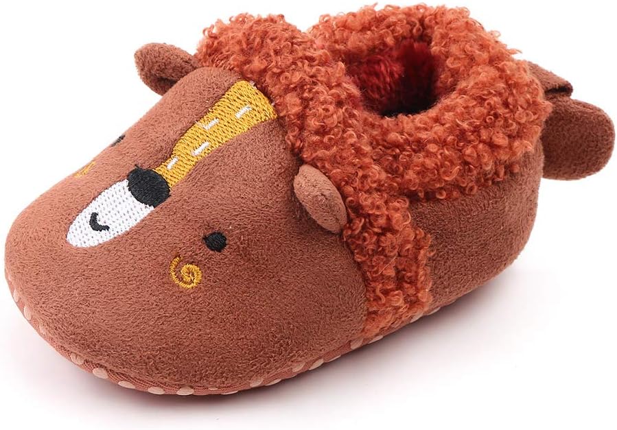 Enteer Infant Grils' Winter Slipper Newborn Warm Crib Shoes