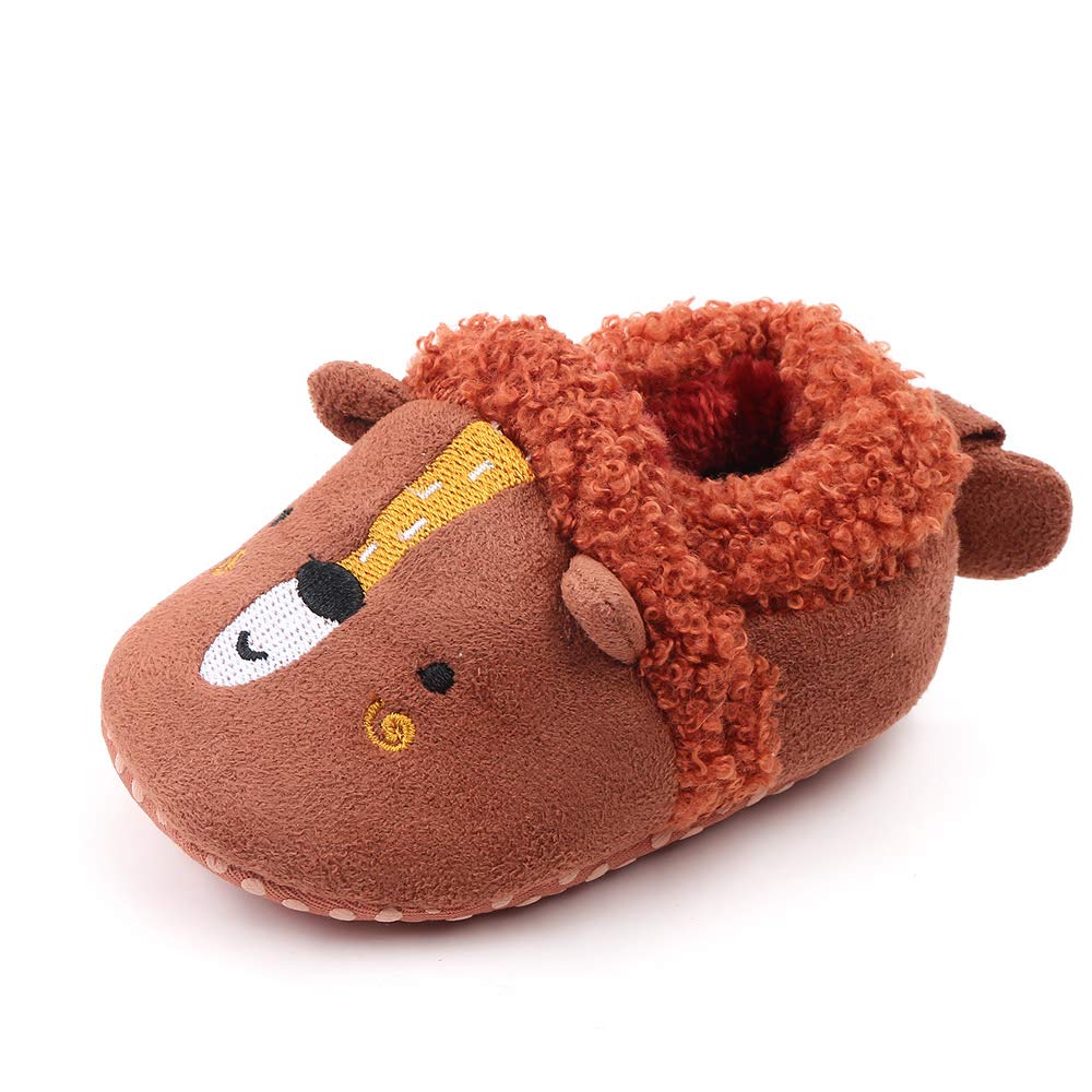 Enteer Infant Grils' Winter Slipper Newborn Warm Crib Shoes