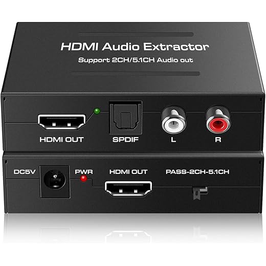 Dacimora HDMI Audio Extractor 5mm