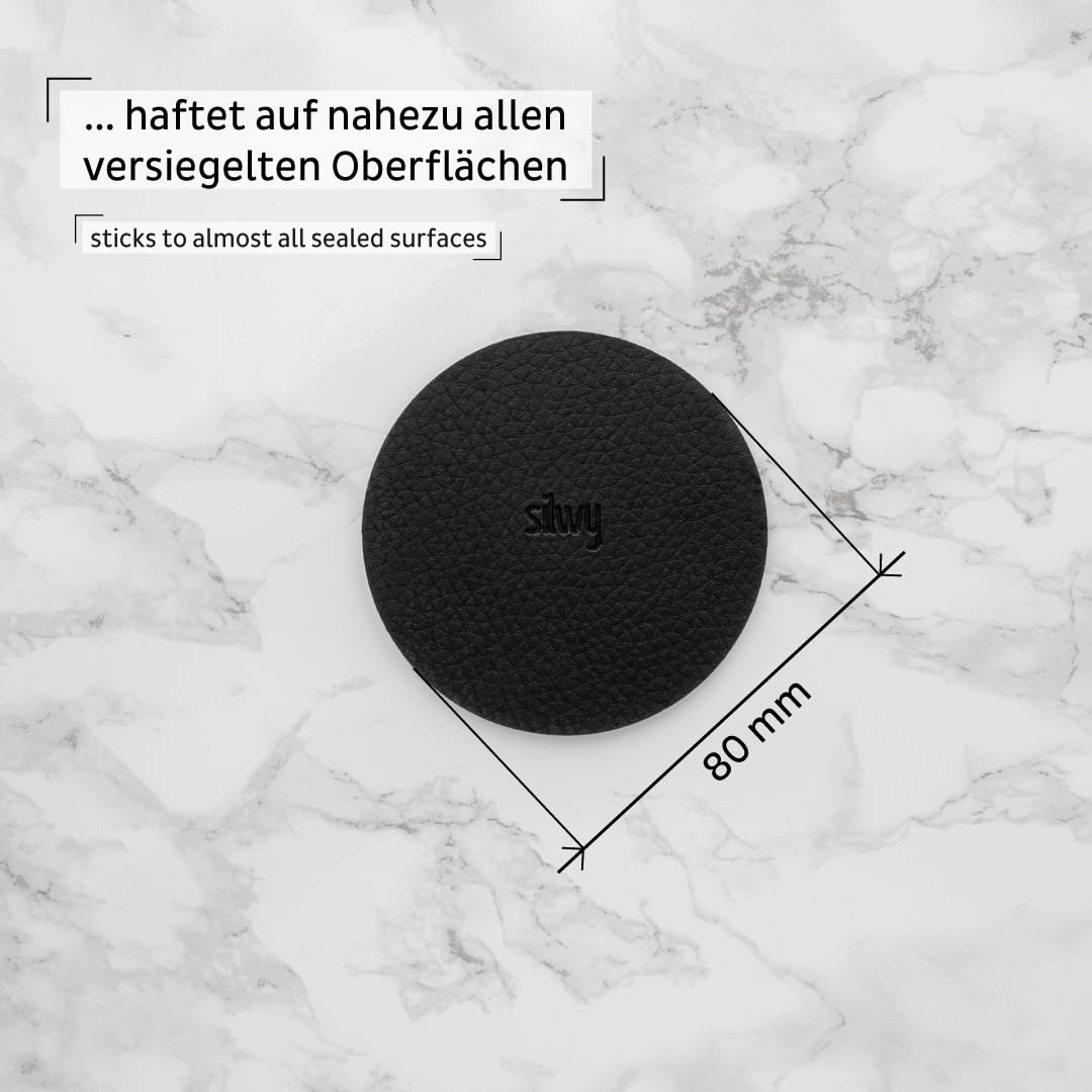 Silwy Magnet-Power-Bundle XXL Magnetisches Nachrüst-Set für Kaffeemaschinen 4 Magnete + 4 Gel-Pads + 4 Klebepunkte