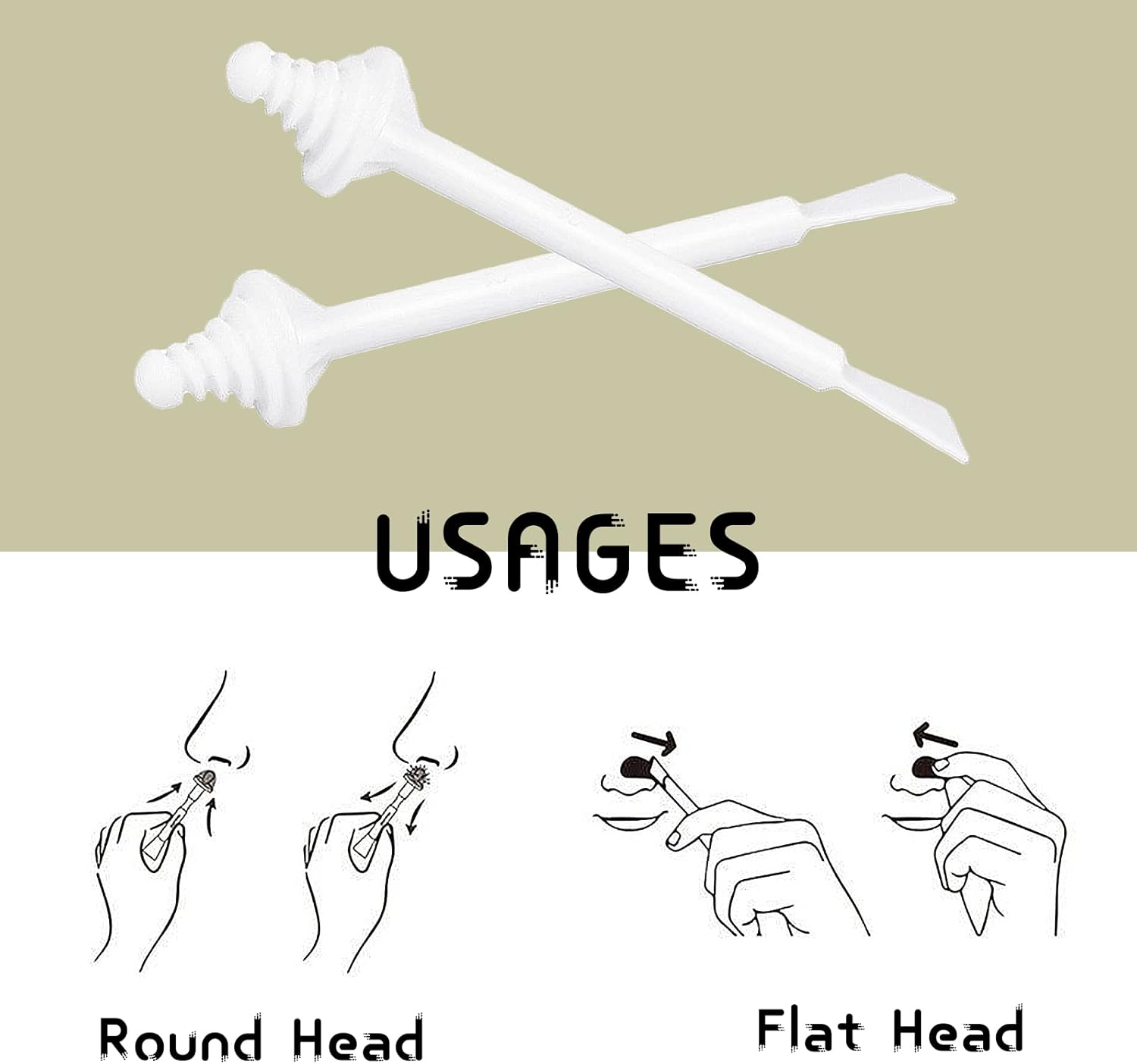 30Pcs Nose Wax Sticks, Dual-End Nasal Wax Spatulas Strips, Nose Waxing Sticks for Nasal Care, Multifunctional Beauty Tool Accessories-Plastic Wax Wands for Nose/Eyebrow/Facial Hair Cleaning 5 61QnRA3iflL. AC SL1500