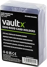 Vault X Custodie Semirigide per Carte da Collezione, Bustine Rigide per Valutazioni di Carte TCG e Sportive, Protettori (Confezione da 50)