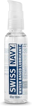 Swiss Navy Water-Based Lubricant, 118 ml / 4 fl oz