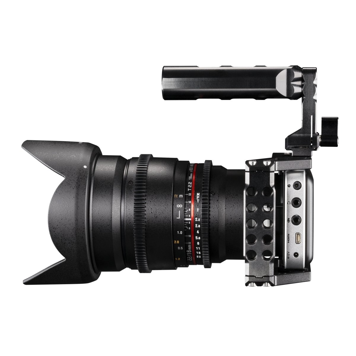 Walimex Pro Aptaris Black Magic Pocket Camera Support cage ajustable pour Caméscope