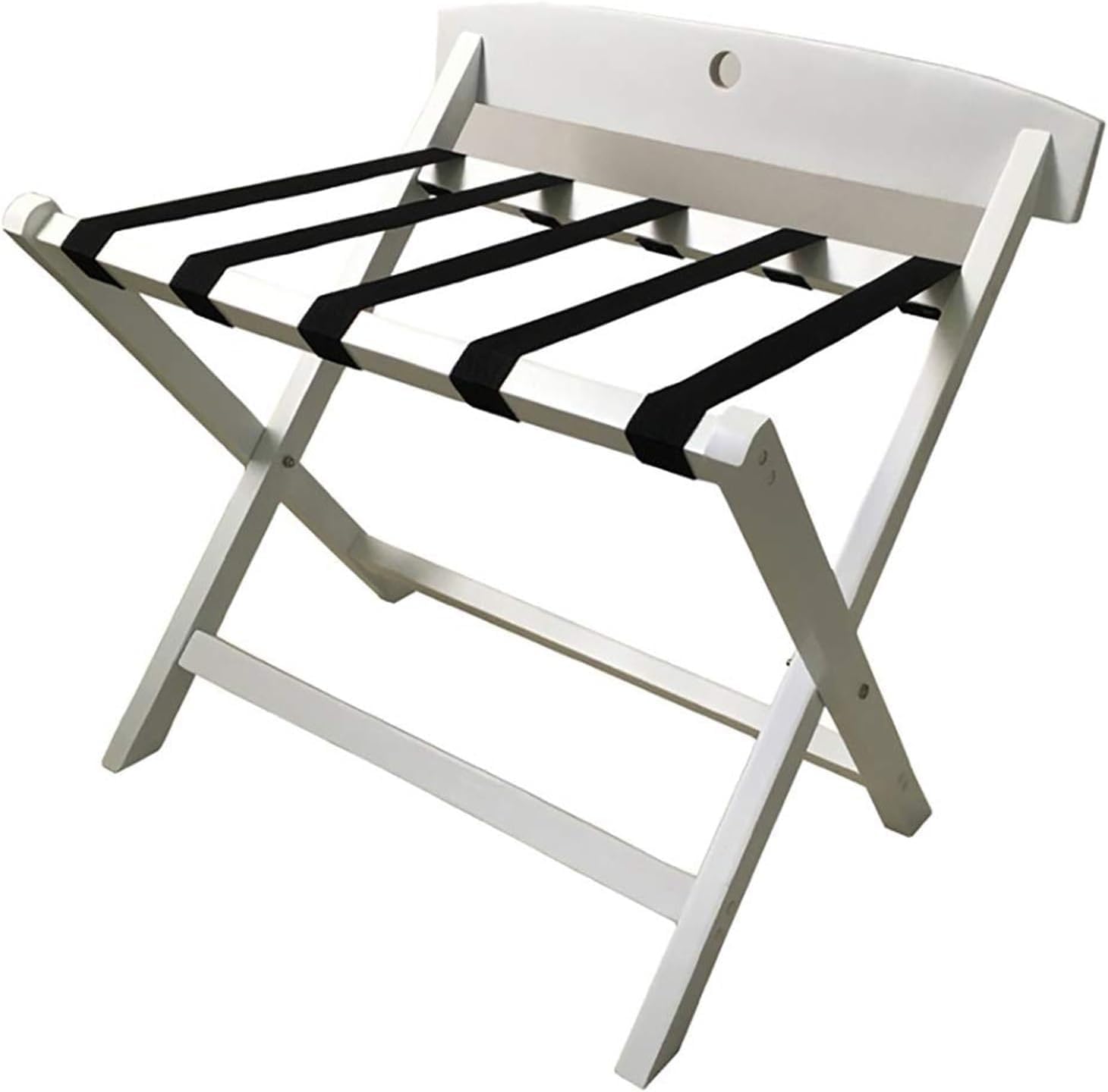Luggage Rack Suitcase Stand - Wooden Folding Luggage Rack - Solid Wood Hotel Suite Suitcase Rack