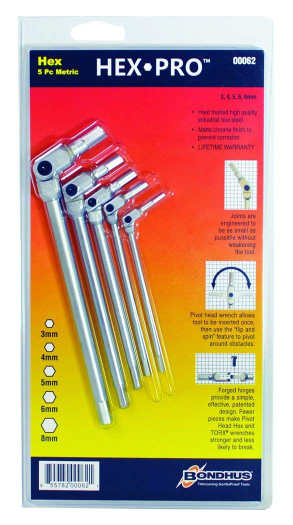 Amazon | 【国内正規品】BONDHUS(ボンダス) 六角レンチ ピボットヘッド