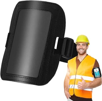 Arm Card Holder, ID Holder Wristband, Waterproof, Adjustable Ski Pass Cover for Men, Horizontal Bracelets, Arm Badge Holder, Armband ID Licence with Adjustable Elastic Band