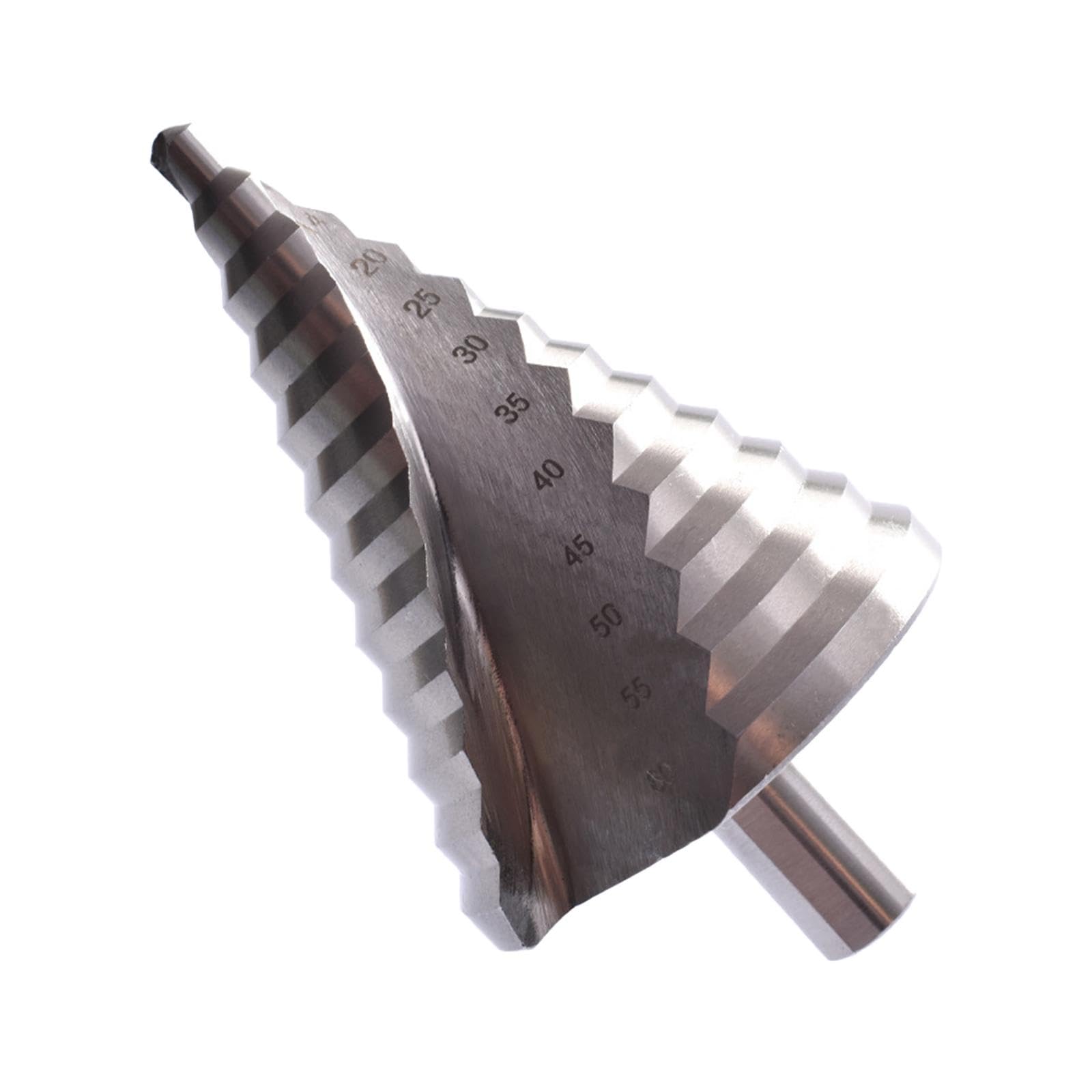 Broca Escalonada HSS de 6-60 Mm, Accesorio para Tablones, de Hierro Y Paneles Aislantes.