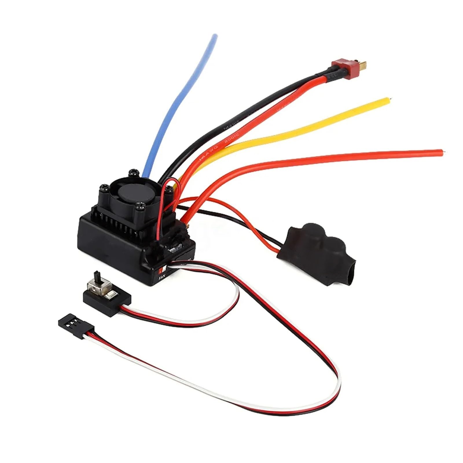 Per 1/10 80A Brushless ESC Regolabile Sensored Sensorless Truck RC Auto Aggiornamenti Parti Modello Accessorio Modificato Di Ricambio Unidirezionale ESC