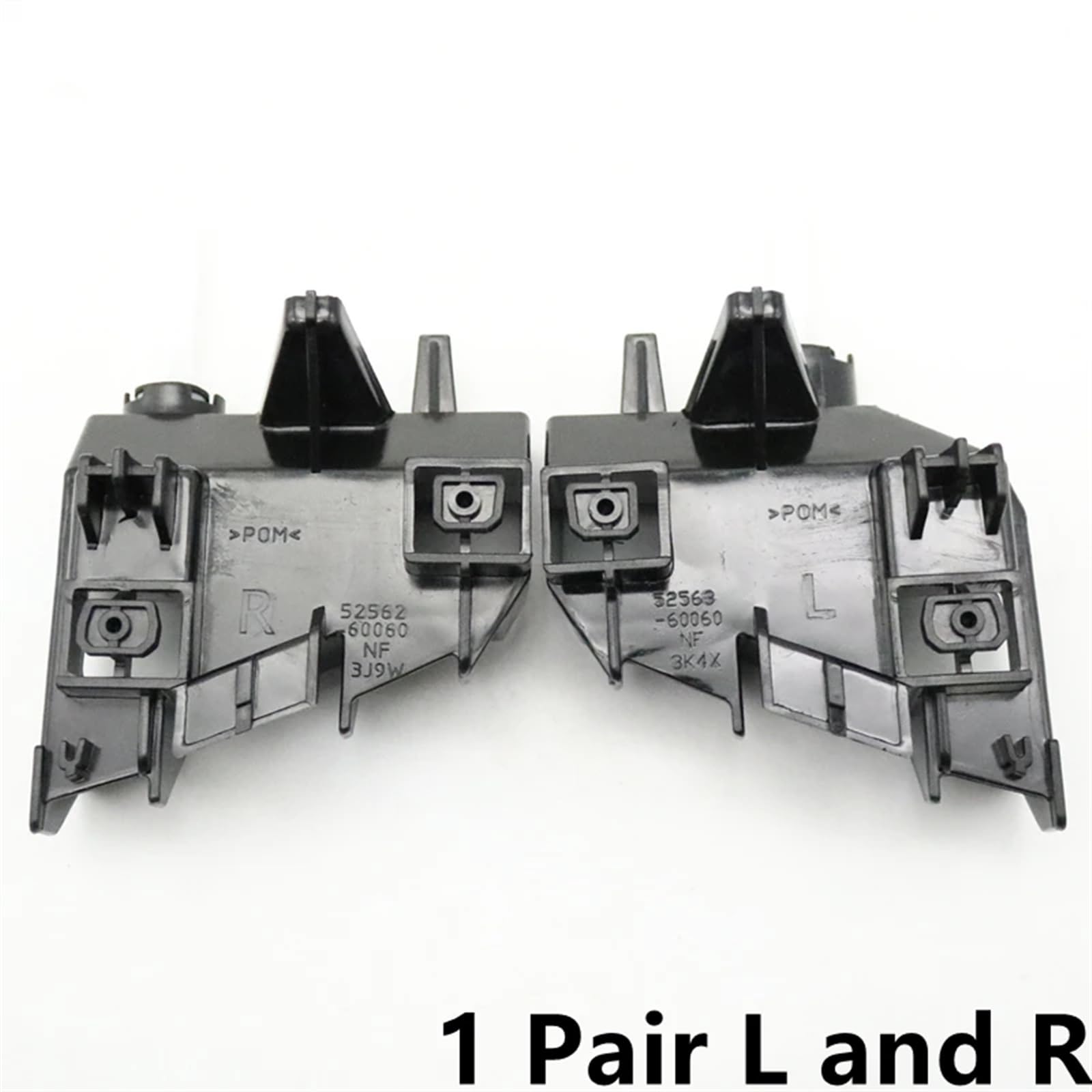 Dla Toyoty, dla Land Cruiser Prado LC150 2010-2017, tylny zderzak samochodowy tylne światło wspornika lampy uchwyt reflektora stała podstawa Wspornik prowadnicy zderzaka(1 Pair L and R)