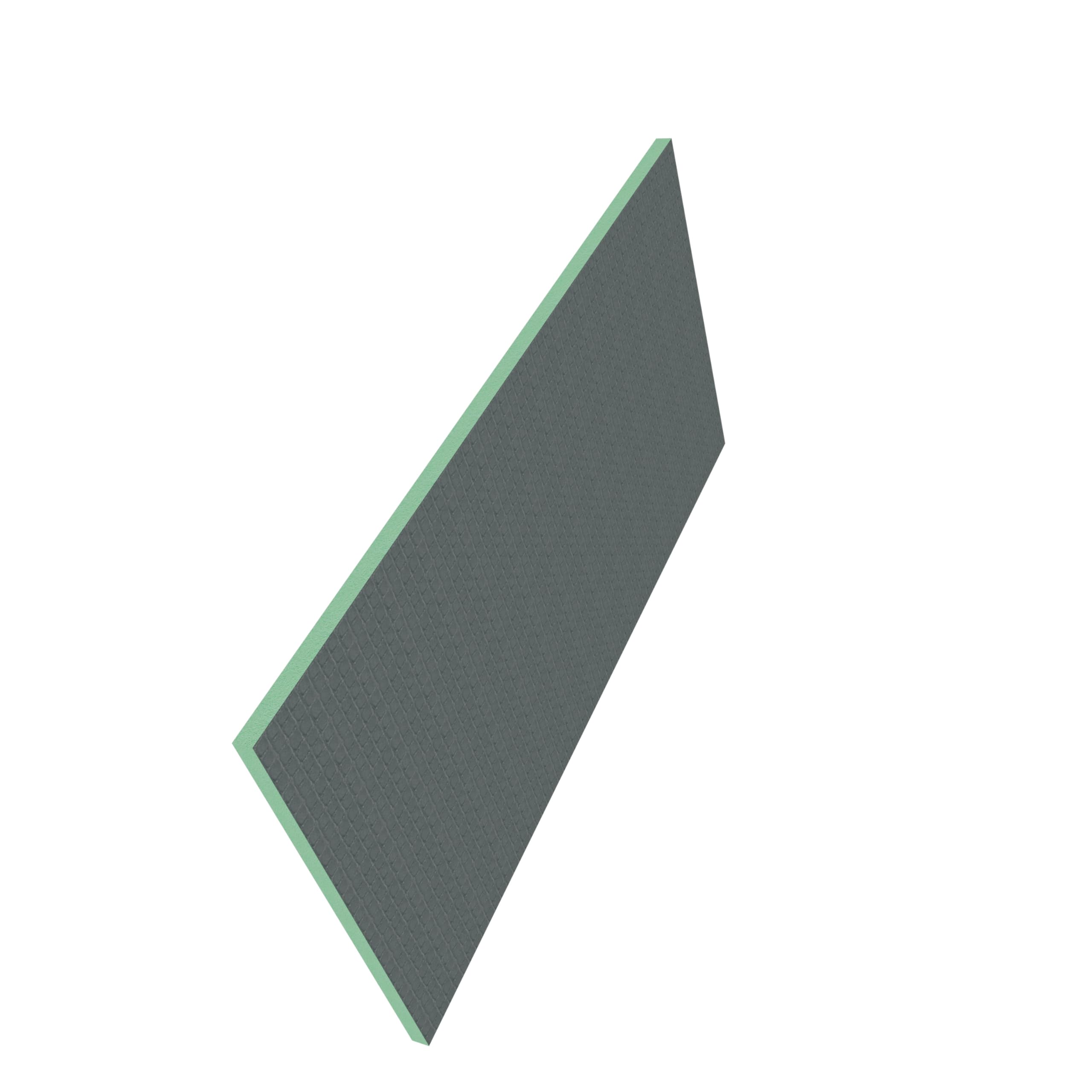 Panneau de construction - 125 x 60cm - Ép.25mm - 1 pièce - Panneau à carreler - Protection contre l'humidité