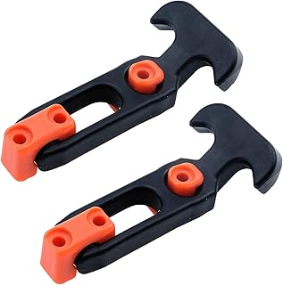 T Tulead T-Handle Latches Rubber Draw Latches Toolbox Cooler Replacement 110x46mm Toolbox Lid Latches Boat Hatch Latches Pack of 2 with Screws