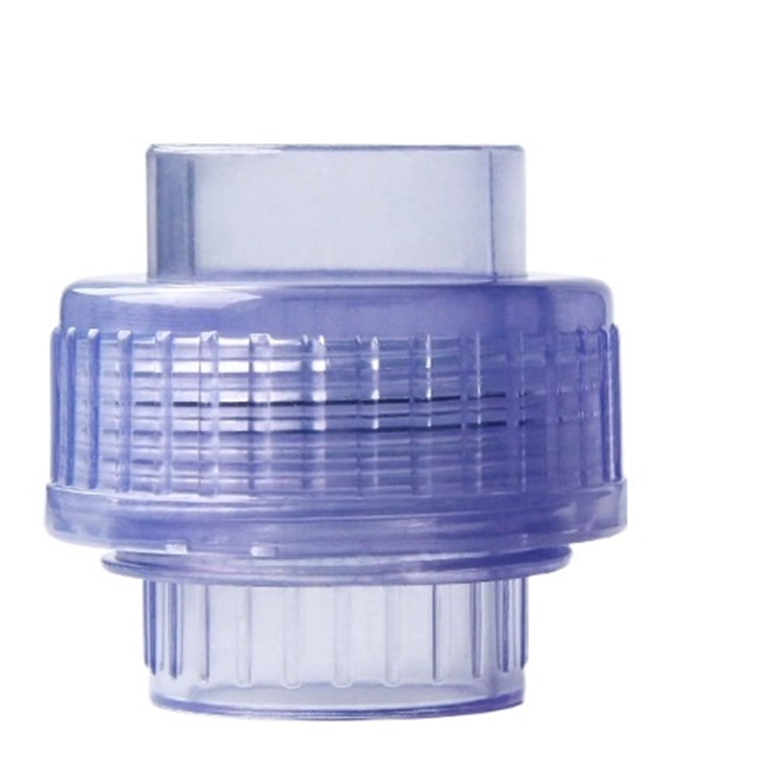 20mm 25mm 32mm 40mm 50mm ID PVC trasparente Unione singolo raccordo rapido connettore acqua for irrigazione del giardino(40mm)