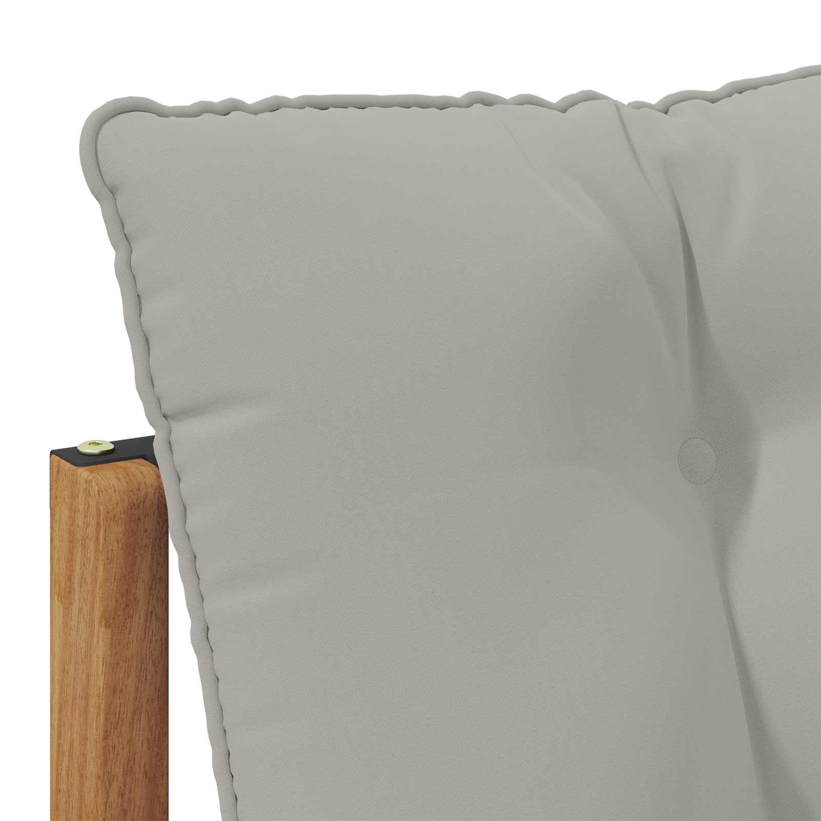 vidaXL 3 Pezzo Divano Centrale per Esterno, Set da Giardino in Legno di Acacia, mobili Moderni, Resistenti alle intemperie, Relax Versatile per Il Balcone