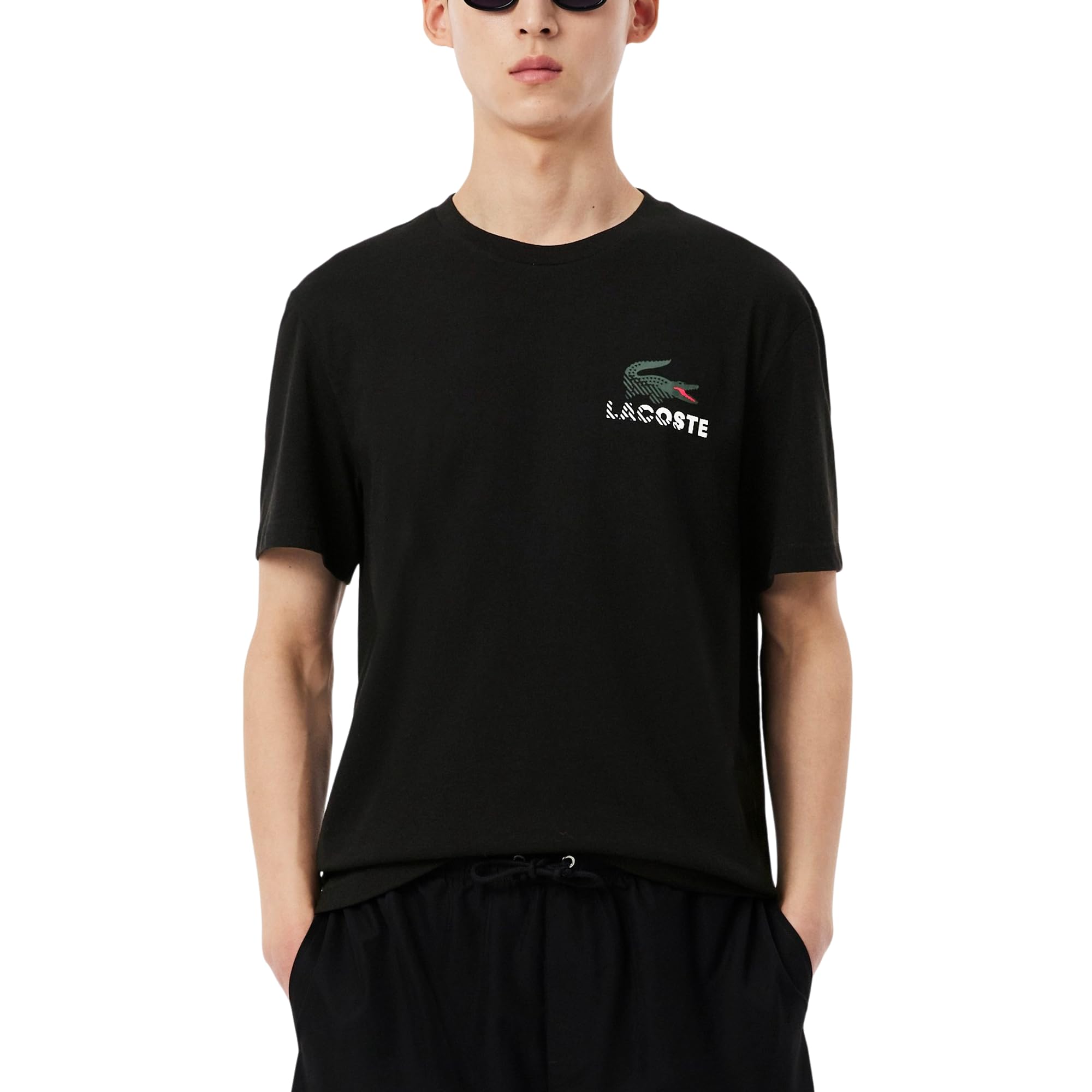 

                                                    Lacoste Men's Regular Fit Cotton Jersey Blend T-Sh