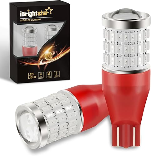 Miniatura 21 de Bombillas de LED iBrightstar con proyector 9-30 V, de baja potencia muy brillante 1157 2057 2357 7528, BAY15D. Repuestos para luces de freno