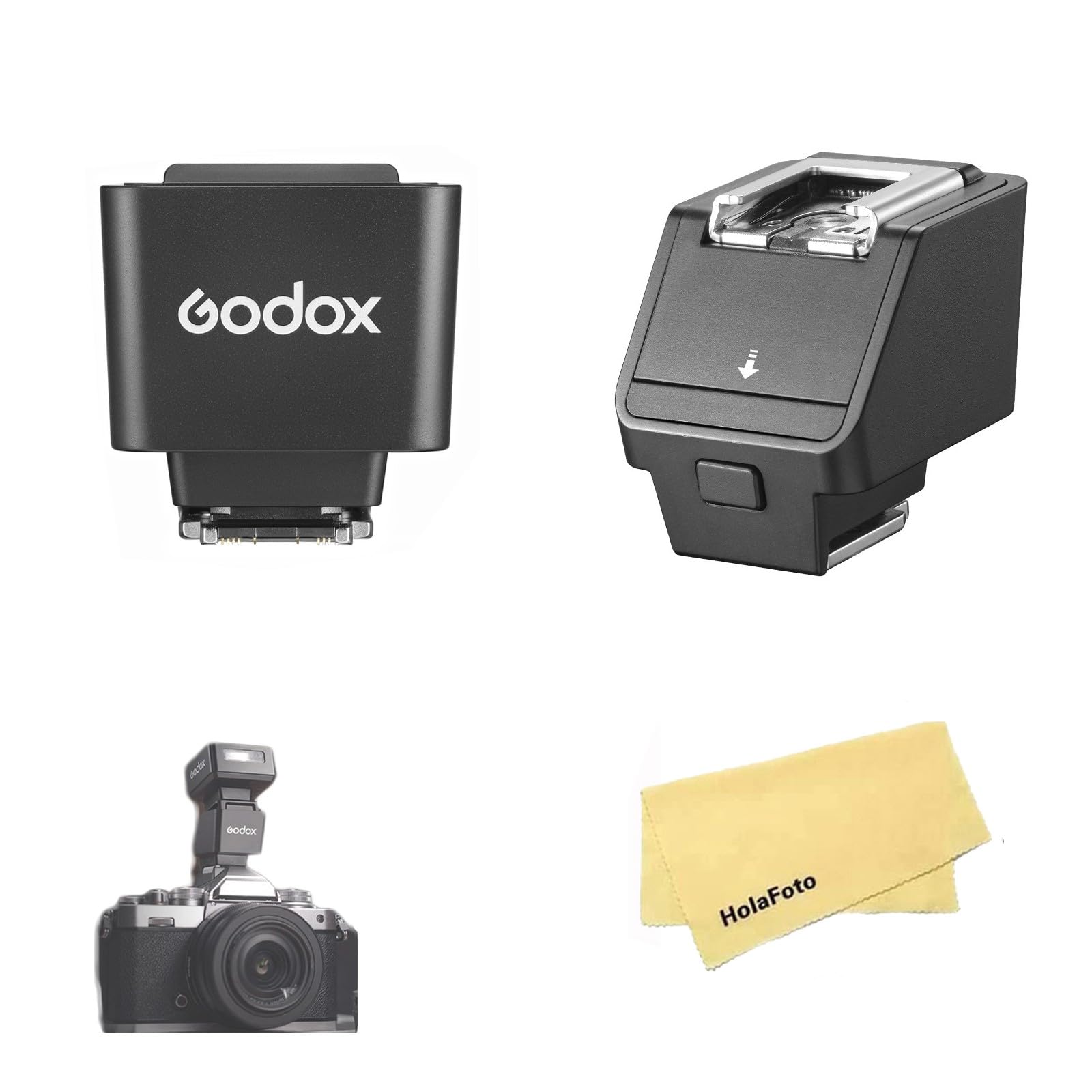 GODOX TR-S TRS TR TTL Hot Shoe Riser for Sony iT20-S iT22-S iT30Pro-S Camera Flash,Speedlite Speedlight Extender to Reduce Lens Shadow,Suitable for Flashlights Under 300g-image-20