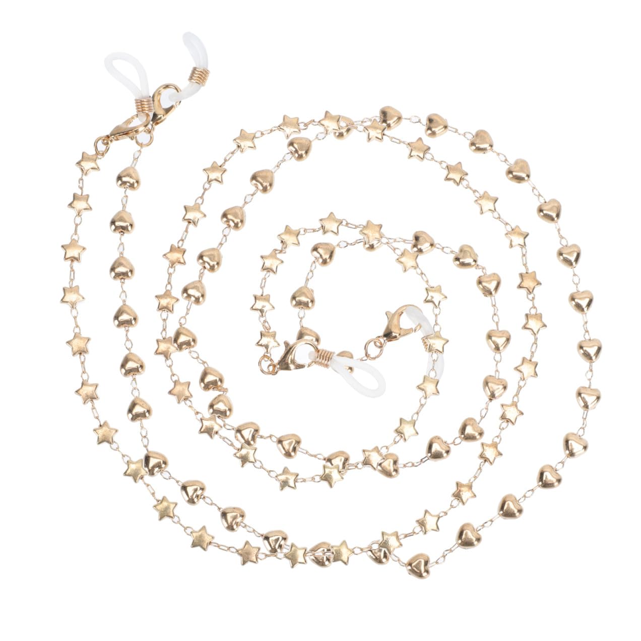 GALPADA 10 Pezzi catena sospesa gold chain Portaocchiali catena in di porta fibbie copri bocca ferma occhiali portacandele cordoncino decorativo per occhiali catena antiscivolo
