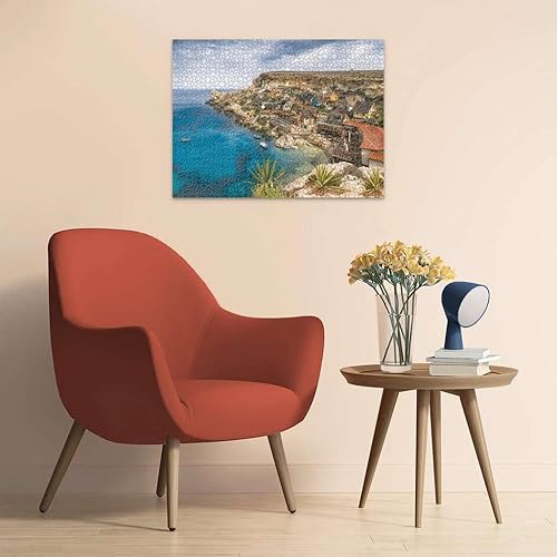 Miniatura 4 de Ravensburger - 17436 Adult Puzzle 1500p - Popeye Village, Malta - Adults, Children from 14 Years Puzzle 80 x 60 cm - Cities, Landmarks