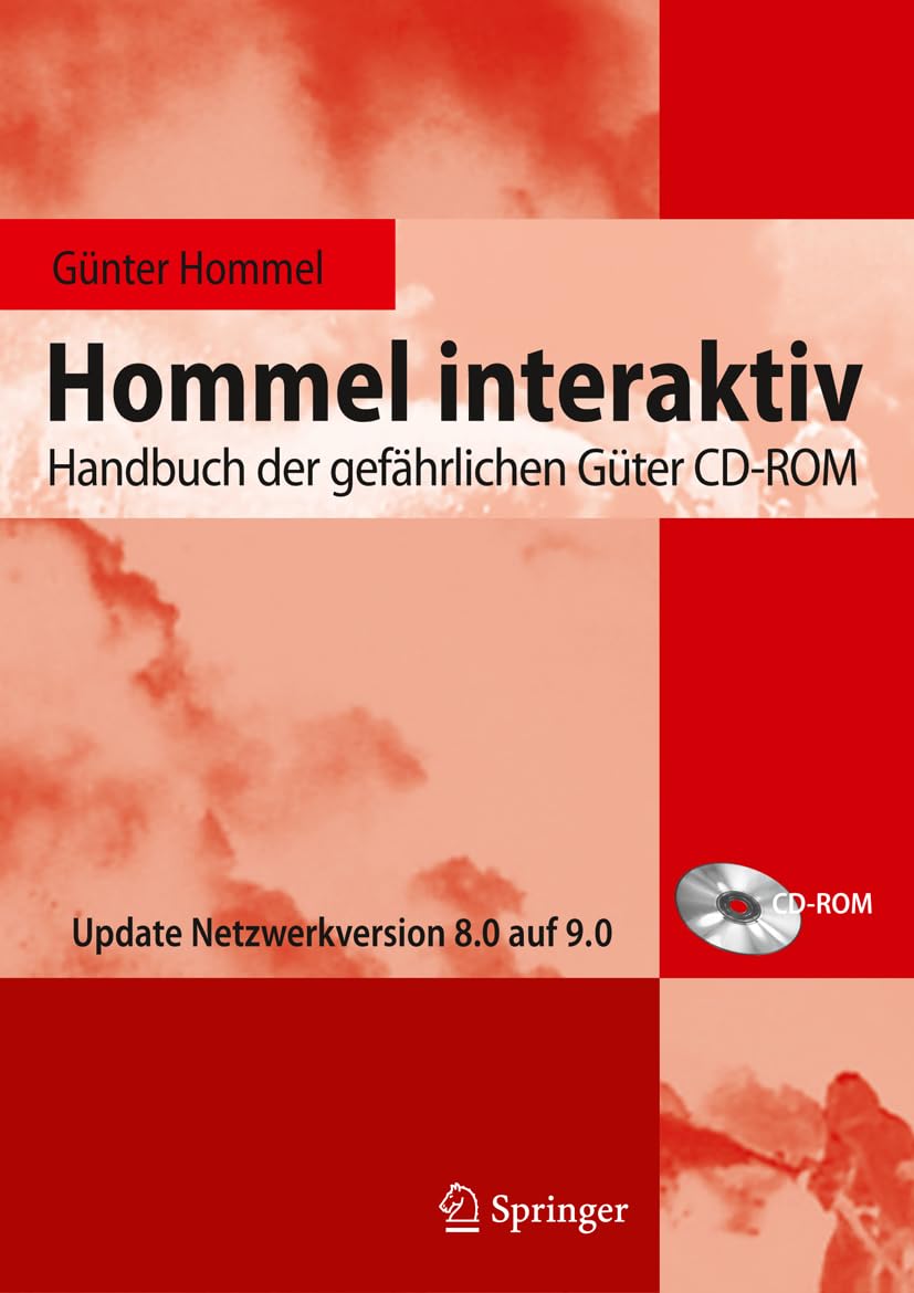 Hommel interaktiv: Handbuch der gefährlichen Güter CD-ROM. Update Netzwerkversion 8.0 auf 9.0 (Handbuch der gefährlichen Güter, VIII)