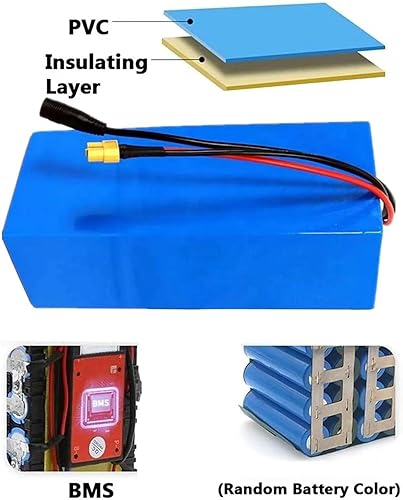 Miniatura 4 de DRemdo Batería de bicicleta eléctrica de 72 V 20 AH con cargador de 3 A, con enchufe Anderson, paquete de baterías eléctricas para bicicletas y