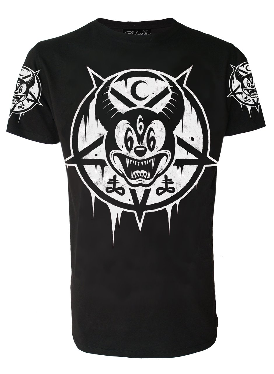 Mickey 666 Mens T-Shirt Black