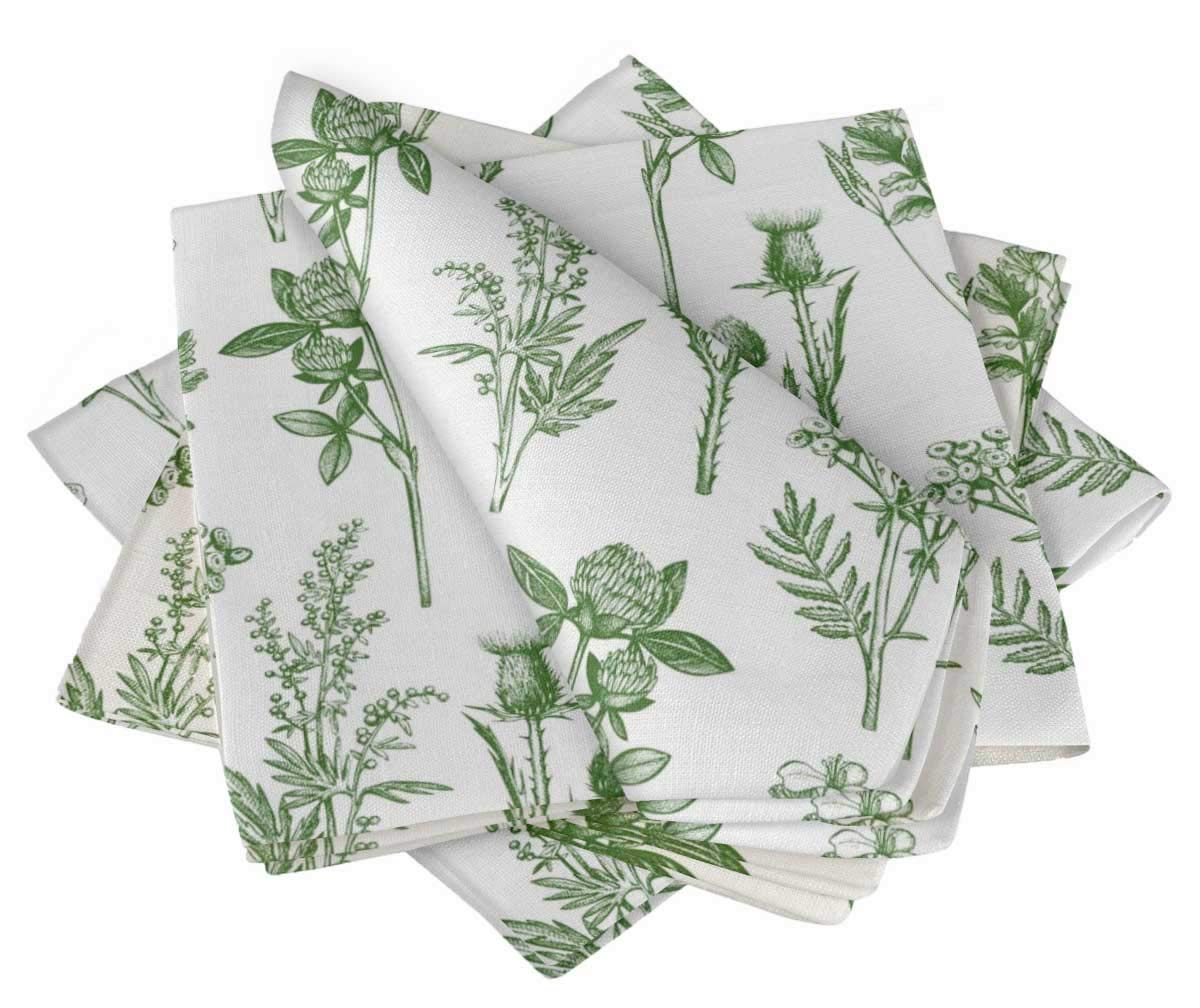 Serviettes en lin S4Sassy anti-gaspillage : fini le papier jetable triste