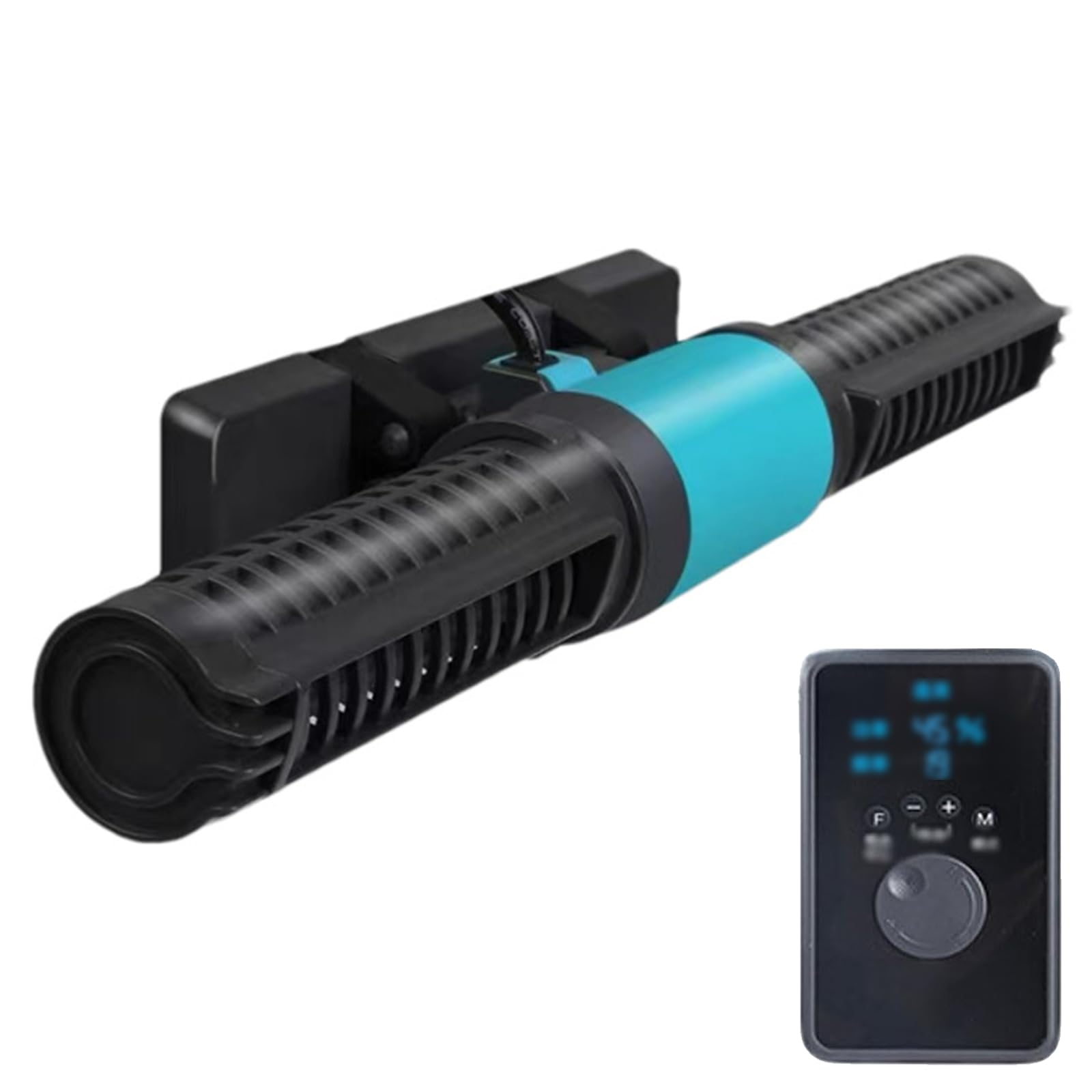 Aquarium Wave Maker – Bomba De Flujo Cruzado De 15W/25W Para Acuario Con Controlador De Pantalla LED, Ajustable A 4 Velocidades Para Acuarios De Agua Dulce Y De Arrecife Marino 15W