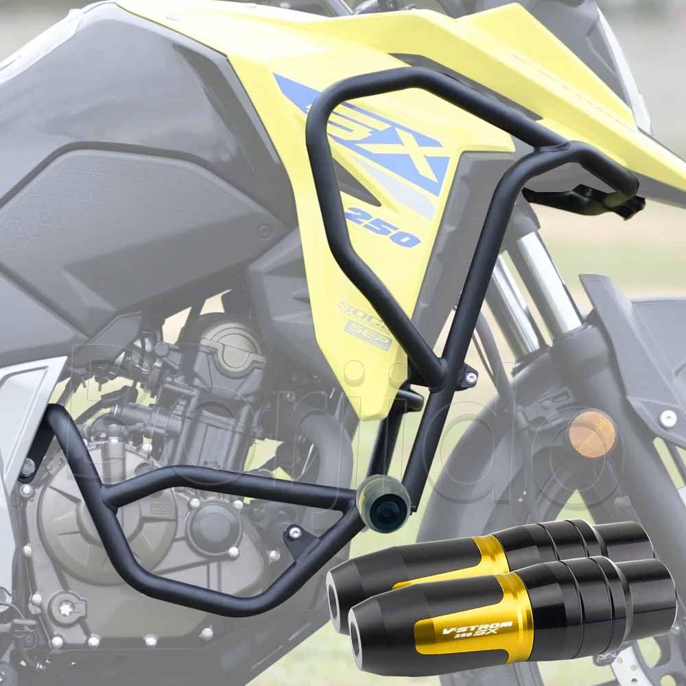 Amazon | For Vストローム250SX 2023 2024 バイク用 エンジンガード 