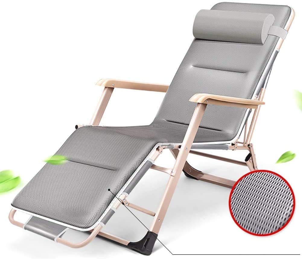 Chaise longue de patio pliable pour des moments de détente au soleil