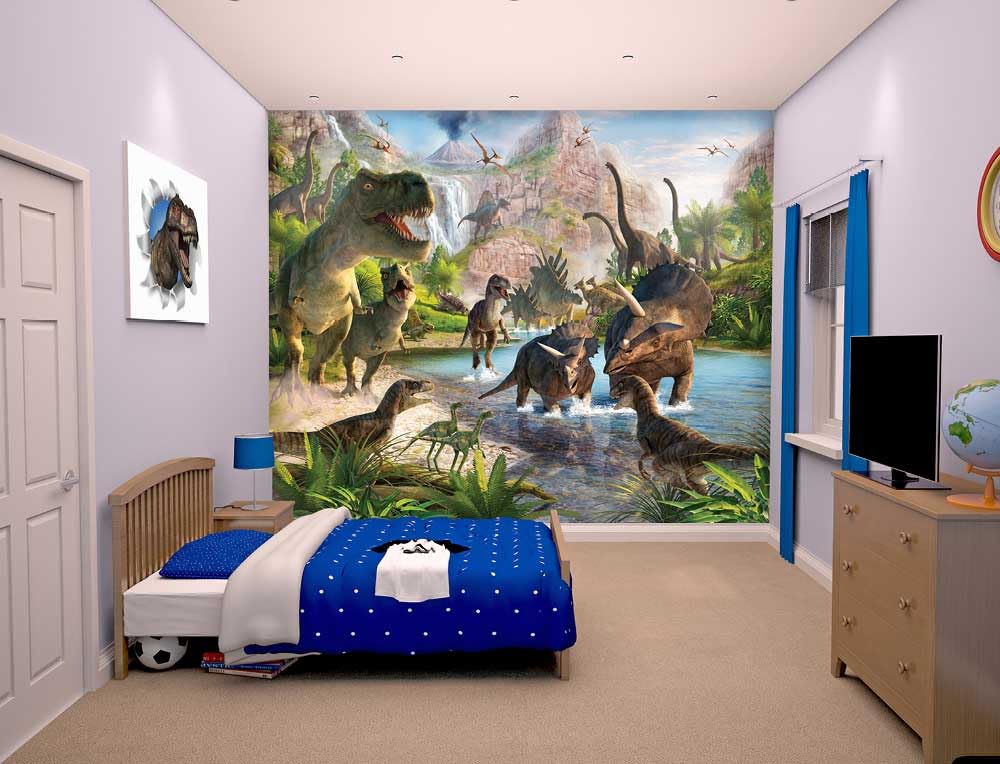 Walltastic Dinosaur Kingdom - 46696 Wallpaper Mural, FSC Paper, Multi