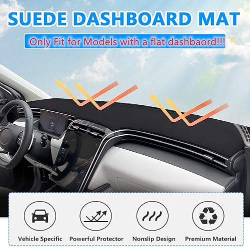 Miniatura 146 de Cartist - Funda de salpicadero, alfombrilla antideslizante, protector de rayos ultravioleta, antirreflejos