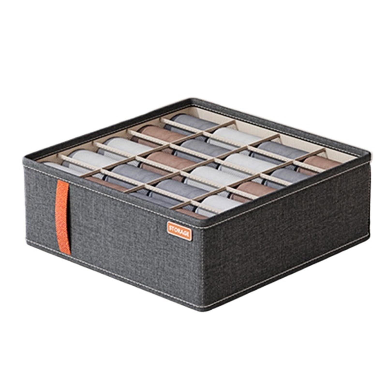 LuoAXINN Underwear Organizer Bedroom Cabinet Drawer Underwear Organizer Socks Bra Clothing Storage Boxes(20grids)
