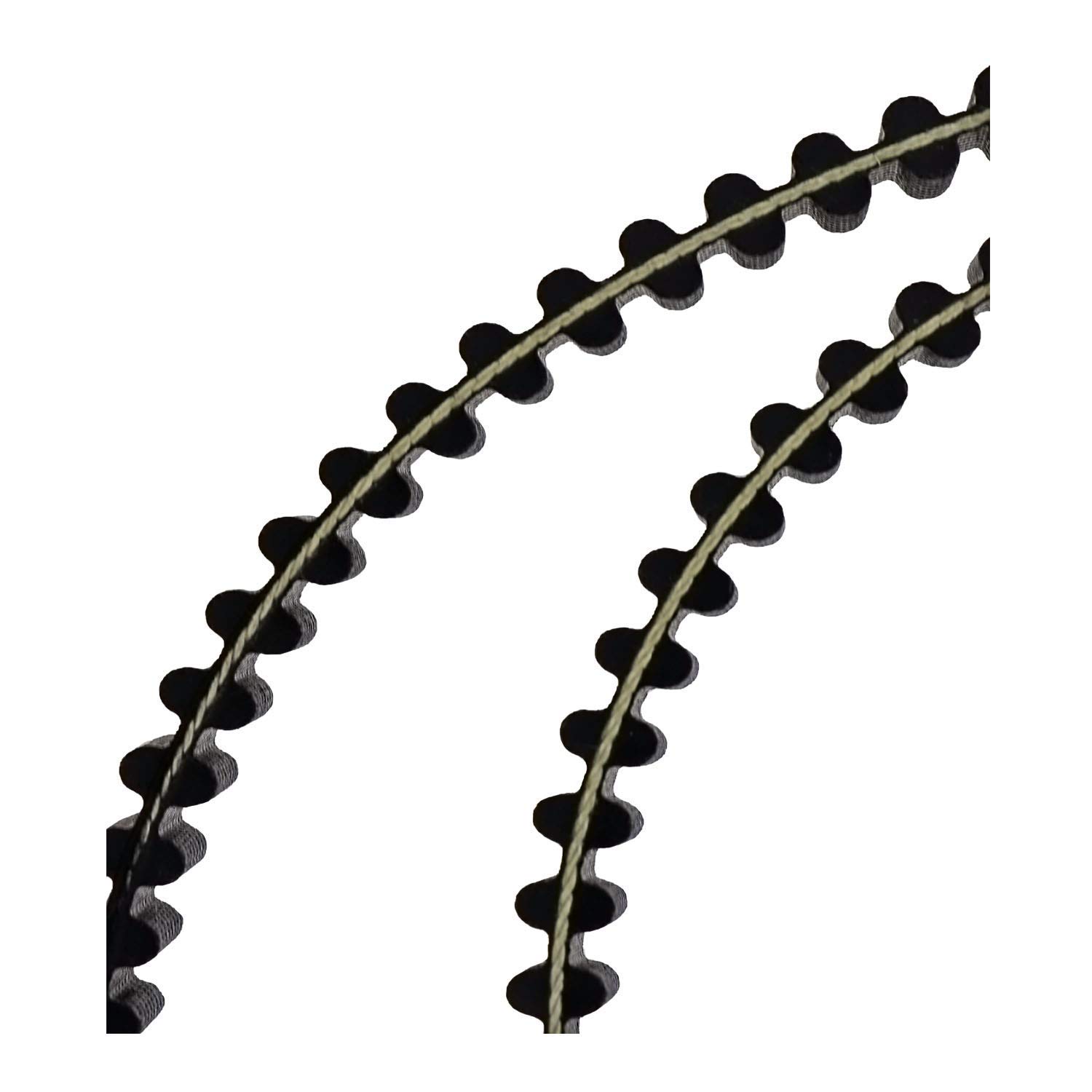 Correa de distribución para cortacésped John Deere M127926 LT133 LT155, número de serie 125001 e inferior; y LT166, número de serie 095001 e inferior (5/8 pulgadas x 70 7/8 pulgadas)