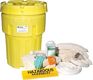 65 Gallon Poly Overpack Salvage Drum Spill Kit - Oil Only, Up to 41 Gallon Capacity