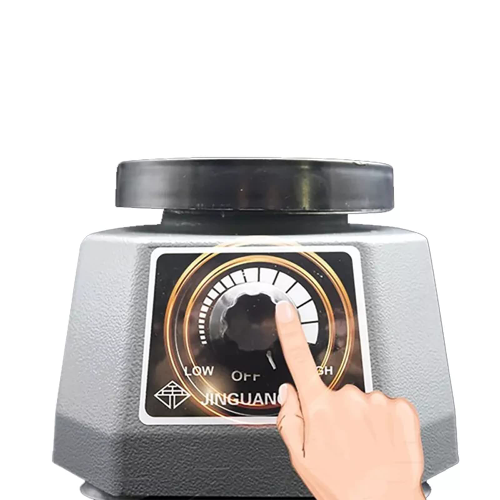 Vibratore in Gesso Dentale Shaker Piccolo in Gesso Ad Intensità Variabile Attrezzature per Laboratori Odontotecnici Tavolo Vibrante da 4 Pollici per Gesso Prodotto Dentale