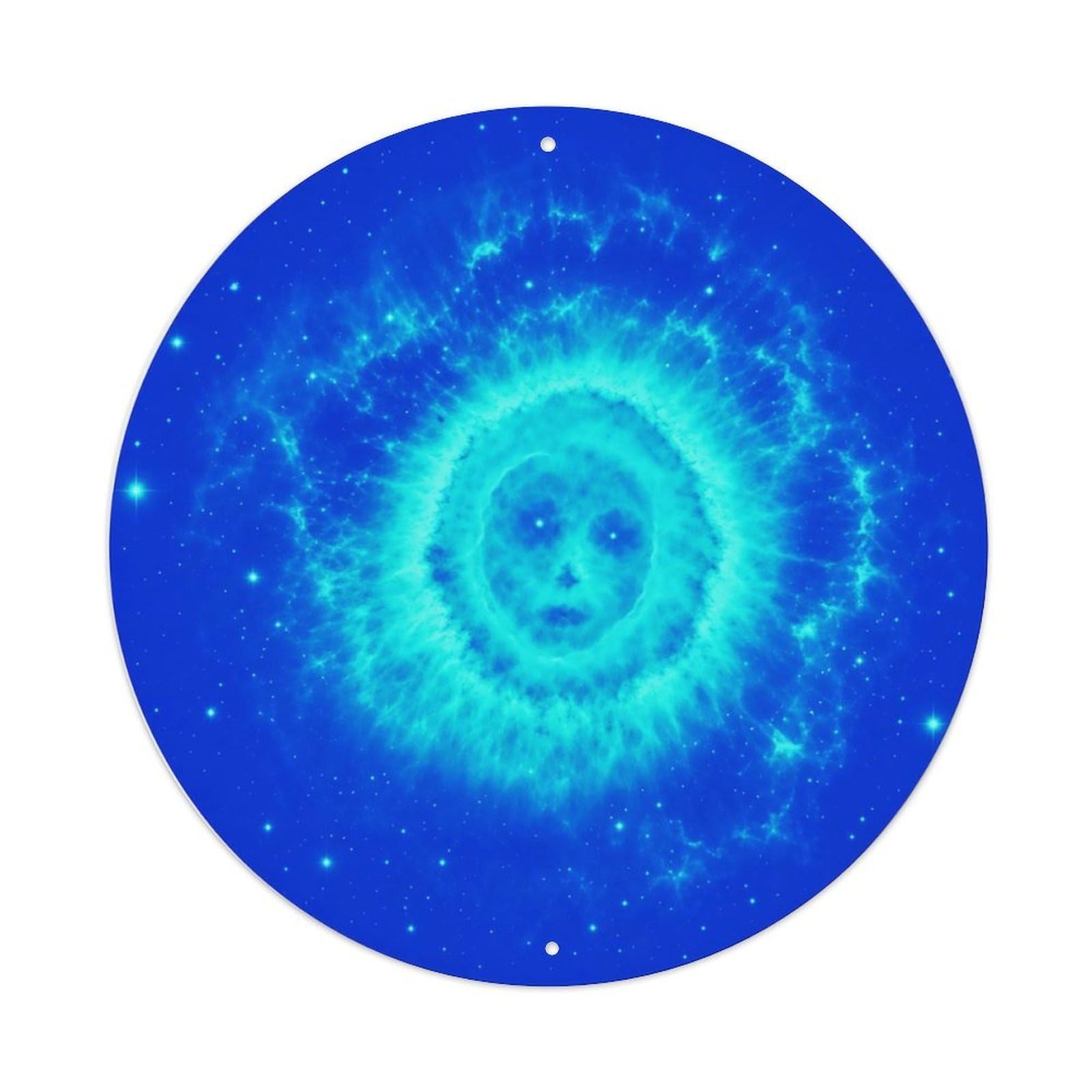 Odgynaw 8X8inch(20X20cm) Deep Sky Eskimo Nebula Cosmic Survey Orbit Observatory Metal Tin Sign