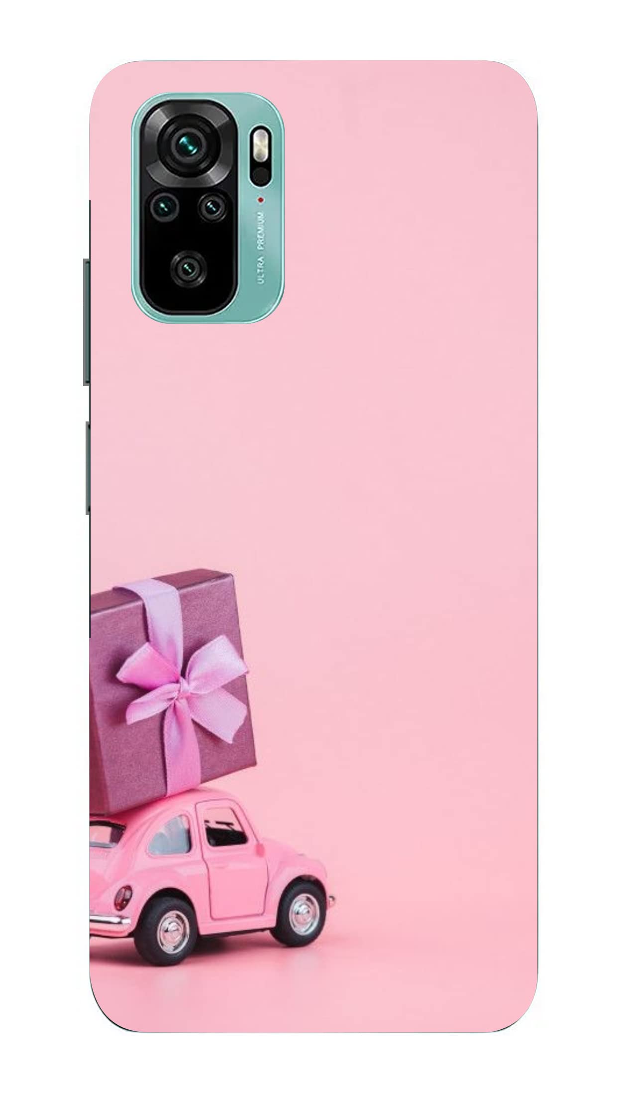 Print Galiara| 3D Designer HardCase Cover for Xiaomi Redmi Note 10 Lite | Pink Toy Car Load |