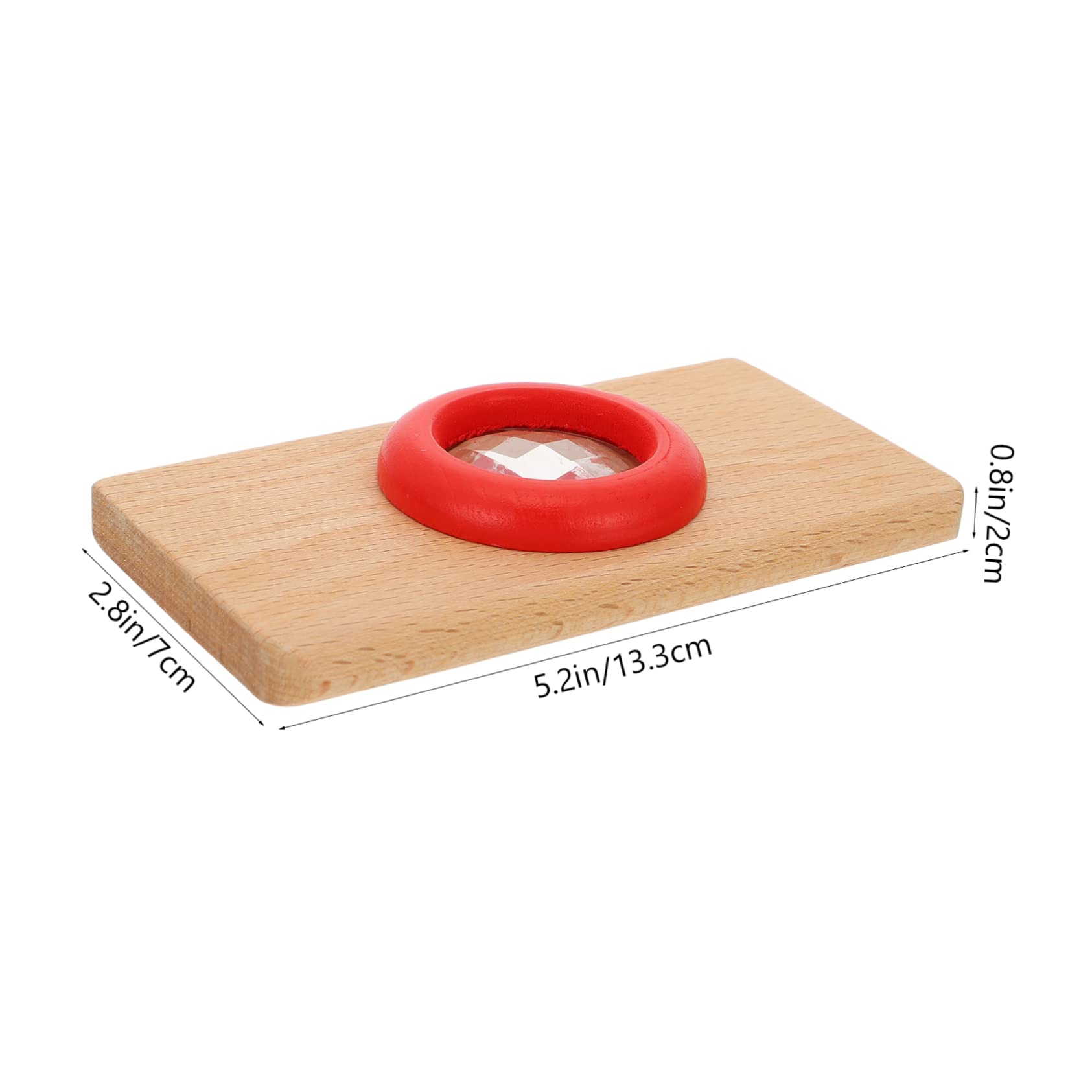 Hohopeti 1pc Wooden Kaleidoscope Camera for Educational Early Learning Fosters Creativity and Imagination Random Colors and Styles for Playtime and Exploration Random Color
