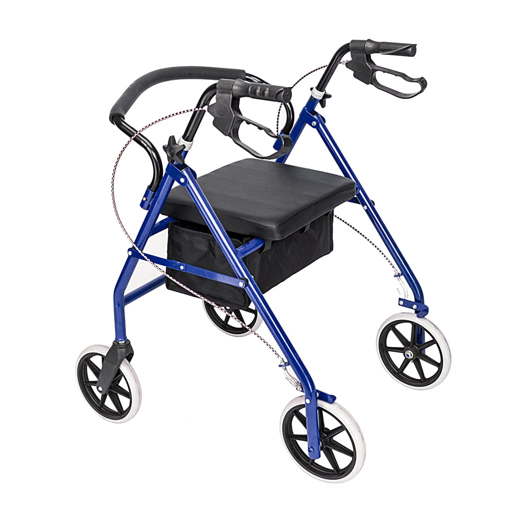 Buy Heavy Duty Rollator Walkers for Seniors, Rollator Walker with Seat