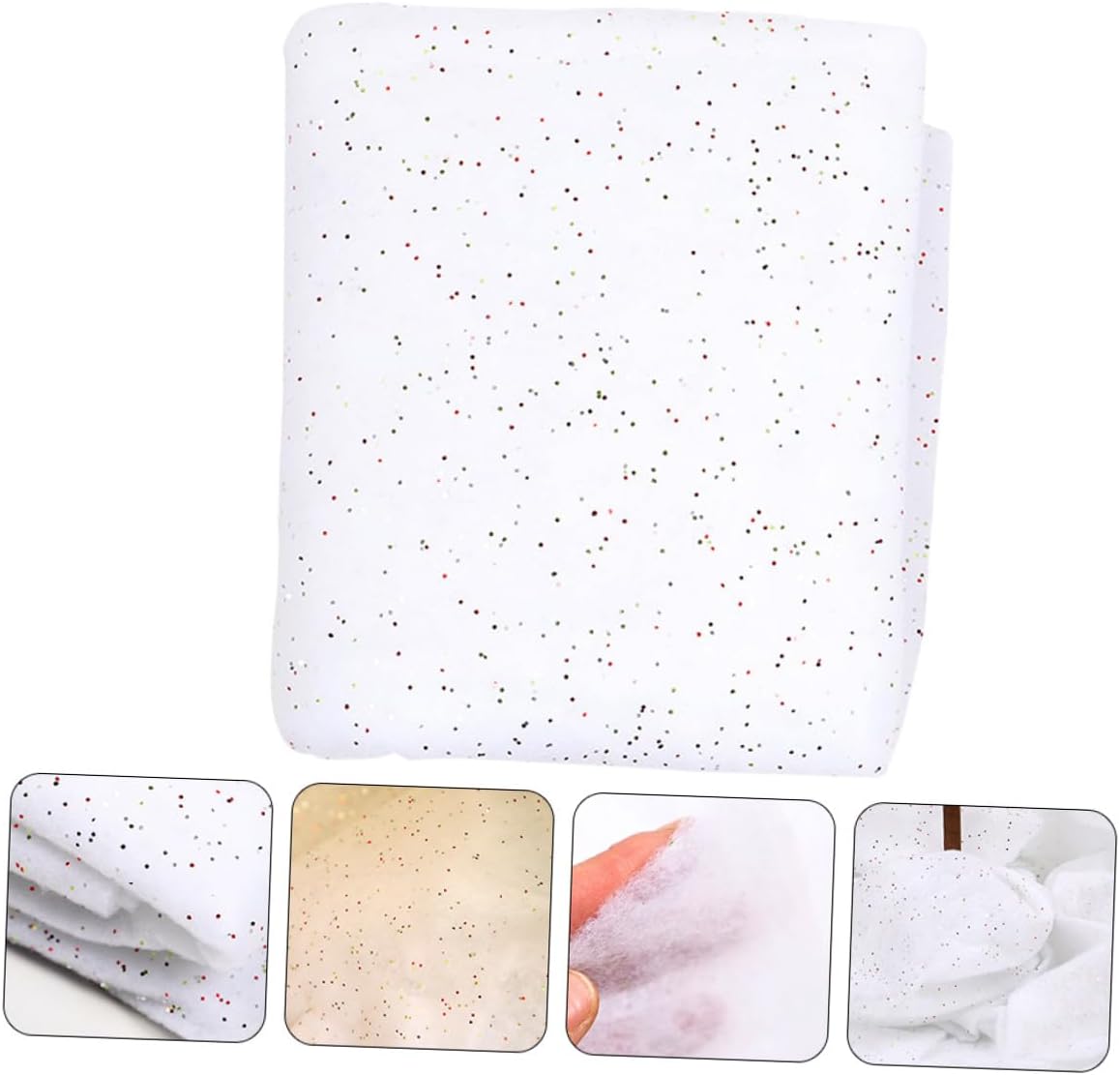 1sheet Artificial Christmas Snow Carpet Decorative Fake Snow for Holiday Decor Photography and Festive Scene Setup